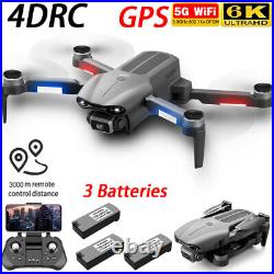 4DRC F9 GPS 5G WIFI FPV Drone 6K HD Dual Camera Brushless Motor Quadcopter 3000m