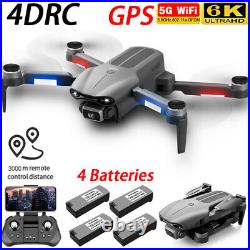 4DRC F9 GPS 5G WIFI FPV Drone 6K HD Dual Camera Foldable RC Quadcopter Brushless