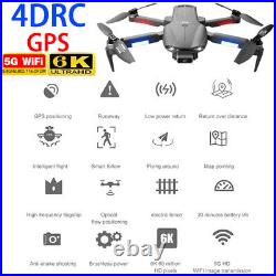 4DRC F9 GPS 5G WIFI FPV Drone 6K HD Dual Camera Foldable RC Quadcopter Brushless