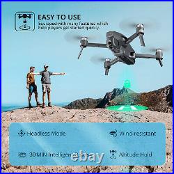 4DRC M1 GPS RC Drone with 4K HD Camera Foldable Quadcopter Black