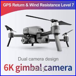 4DRC M1 GPS WIFI FPV RC Drone 2-axis Gimbal 6K HD Camera Quadcopter 2 Battery
