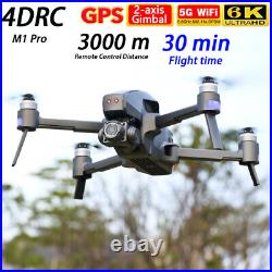 4DRC M1 GPS WIFI FPV RC Drone 2-axis Gimbal 6K HD Camera Quadcopter Smart Follow