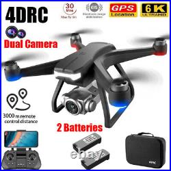 4DRC WISE-X F11 GPS WIFI FPV Drone 4K HD Detachable Camera Quadcopter +2 Battery