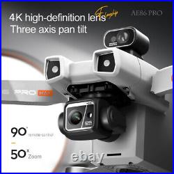 AE86 Pro Max Professional Drone GPS FPV 4K HD Dual Camera Foldable Quadcopter