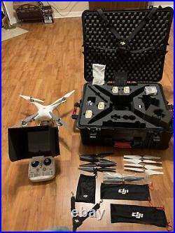 DJI Phantom 3 Professional RTF GPS Camera Drone Bundle Refurbished By DJI