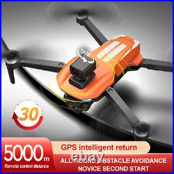 Drone Pro 8K HD 2/3Batteries Dual Camera 5G WiFi GPS FPV Foldable RC Quadcopter
