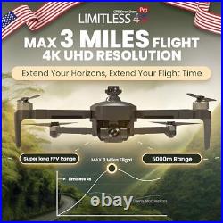 Drone X Pro LIMITLESS 4S Camera Drone for Adults GPS 4K UHD Drones with