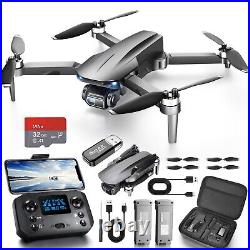 Drone with 4K Camera 5G GPS Wifi FPV Brushless Motor Auto Return with 2 Batteries