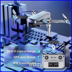 Foldable Drone For Adults with 4K Camera FHD Video GPS FPV Drone 1Key Return NEW