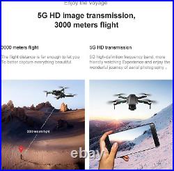 Foldable RC GPS Drone with Altitude, Professional RC Drone with 6K Camera Rotati