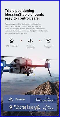 GPS Brushless Quadcopter Drone 4K/6K HD Camera 5G WIFI 2-Axis Gimbal System USB