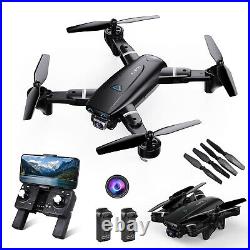 GPS RC Drone Camera 4K HD 5G Wifi Transmission FPV Foldable Quadcopter +Battery
