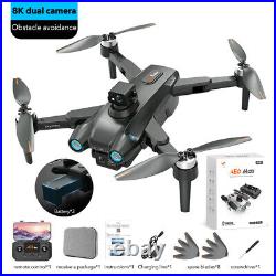 Pro RC Drone 8K HD Camera Foldable 5G WiFi GPS FPV Quadcopter Obstacle Avoidance