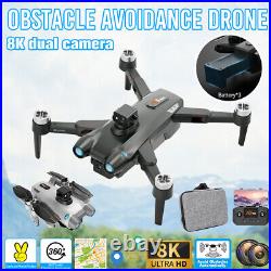 Pro RC Drone Obstacle Avoidance 8K HD Camera 5G WiFi GPS FPV Foldable Quadcopter