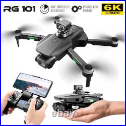 RG101 Max GPS WIFI FPV RC Drone 6K HD Camera 360° Obstacle Avoidance + 2 Battery