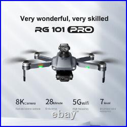 RG101 Pro Drone GPS 5G WIFI FPV 2-axis Gimbal 8K Dual Camera Selfie Quadcopter