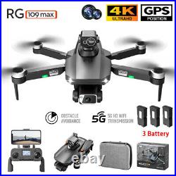 RG109 MAX Professional Drone GPS FPV 4K Dual Camera Obstacle Avoidance 3 Battery