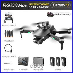 RG109 MAX RC Drone GPS FPV 4K Dual Camera Follow Me Obstacle Avoidance 2 Battery