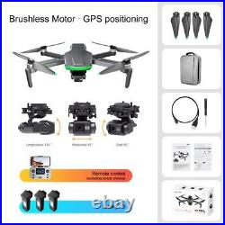 S155 GPS Drone 8K HD Camera WIFI FPV Profesional 3-Axis Anti-Shake Gimbal Brushl
