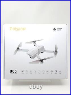 TOMZON D65 GPS DRONE 4K HD Camera FPV FOLDABLE RC Quadcopter 5G WIFI DRONES NEW
