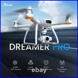 Used Potensic Dreamer Pro Drones 4K HD Camera FPV 3-Axis Gimbal GPS Quadcopter